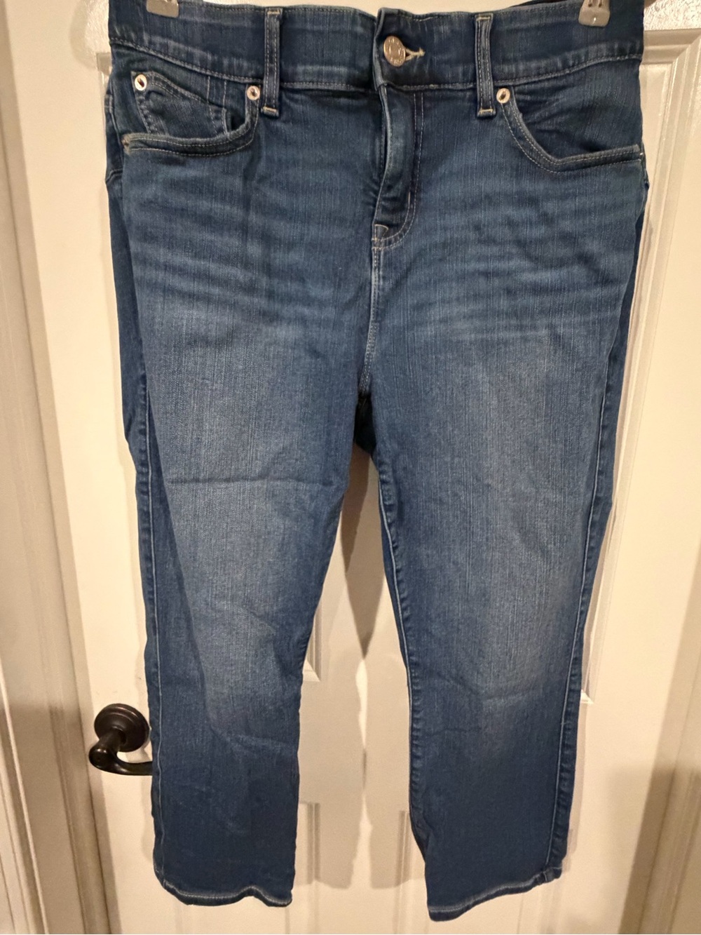 torrid Mid Wash Cropped Women's Jeans - Blue